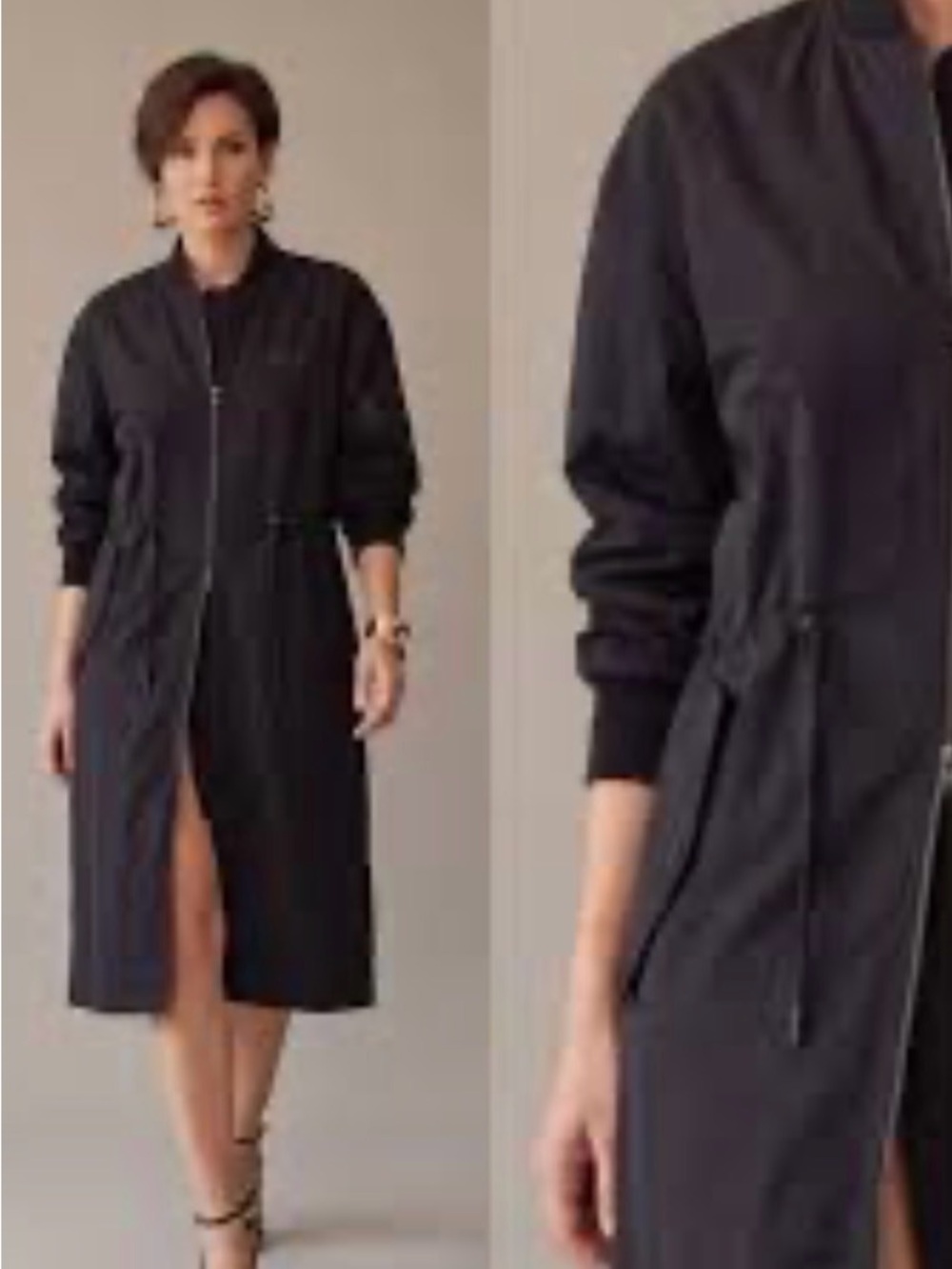 Simply Vera Vera Wang longline utility jacket, Women’s Size large